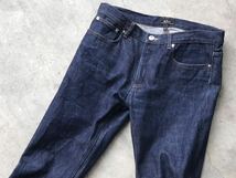 APC [PETIT NEW STANDARD] W31 アーペーセー メンズ ジーンズ セルビッチ デニムパンツ 赤耳 インディゴ_画像5