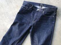 APC [JEAN NEW STANDARD] W31 アーペーセー メンズ ジーンズ セルビッチ デニムパンツ 赤耳 インディゴ_画像5