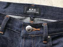 APC [JEAN NEW STANDARD] W30 アーペーセー メンズ ジーンズ セルビッチ デニムパンツ 赤耳 インディゴ_画像1