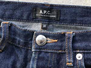 APC [PETIT NEW STANDARD] W30 アーペーセー メンズ ジーンズ セルビッチ デニムパンツ 赤耳 インディゴ