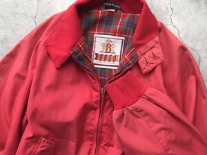 英国製 BARACUTA G-9 スイングトップ バラクータ メンズ ブルゾン ハリントンジャケット 赤 レッド