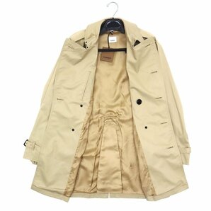 ■新品28万!【即決】BURBERRY LONDONバーバリーロンドン／トレンチコート『Britton』 50表記（M〜L相当）/ベージュ◆美色◆ミディアム丈の画像7