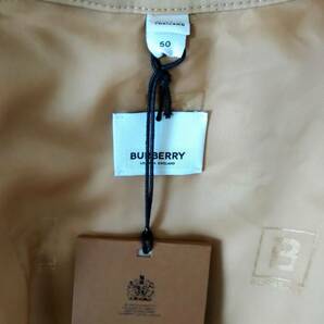 ■新品28万!【即決】BURBERRY LONDONバーバリーロンドン／トレンチコート『Britton』 50表記（M〜L相当）/ベージュ◆美色◆ミディアム丈の画像10