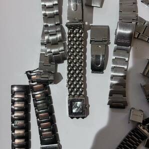腕時計 部品 パーツ 機械式 クォーツ SEIKO CITIZEN CASIO その他 工具 舶来 国産 ジャンク 総重量1.7キロ時計バンド 時計ベルトの画像4