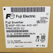 【AH-05167】新品未開封品 Fuji 富士電機 インバーター FRN2.2E2S-2J_画像2