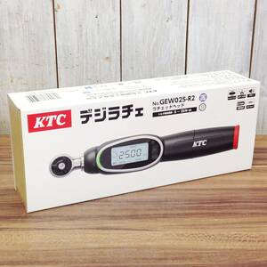 【AH-05178】新品未開封品 KTC 6.3sq. デジラチェ[測定範囲:5-25Nm] GEW025-R2 ラチェットヘッドタイプ