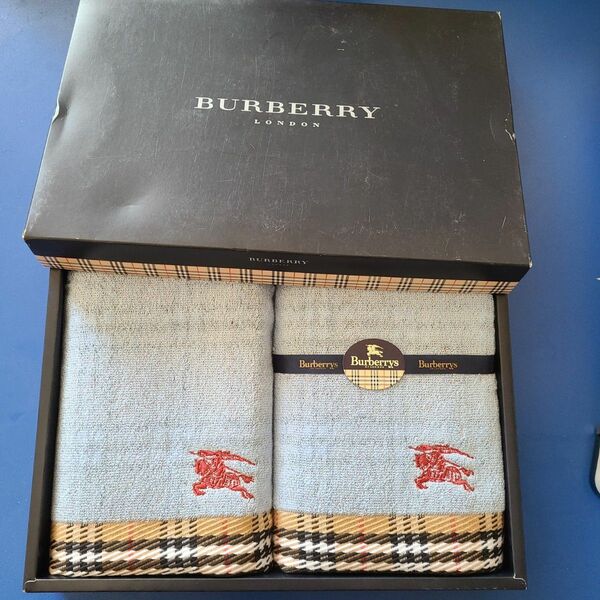 BURBERRY バーバリー フェイスタオル　２枚セット　