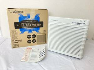 【IE108】(O) 未使用保管品 象印 ZOJIRUSHI 空気清浄機 ホワイト PA-HA16-WB 2011年製 16畳対応 白 薄型 取説付き 箱付き 通電送風確認済み