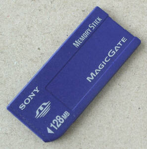 送料無料 SONY ソニー 純正 MEMORY STICK メモリースティック MAGICGATE 128MB MSH-128 日本製 MADE IN JAPAN 即決！