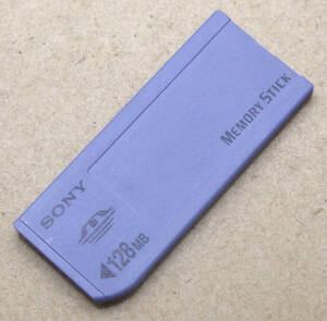 送料無料 SONY ソニー 純正 MEMORY STICK メモリースティック 128MB MSA-128A 日本製 MADE IN JAPAN 即決！