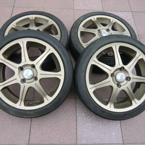 BED 5JX15 PCD100 オフセット45 165/50R15 ヨー１の画像1