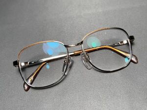 VINTAGE【KOKI/コーキ】DX2020 TITAN SOLID ブローライン眼鏡フレーム ゴールド 金縁 ヴィンテージ オールド サングラス