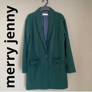 リボン付きチェスターコート/merry jenny