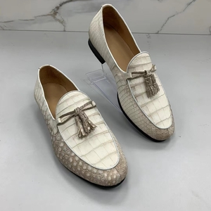  крокодил кожа . кожа использование wani кожа гарантия casual легко надеть обувь хороший мужской бизнес обувь ходить на работу himalaya белый 