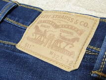 １円〜 Levi's リーバイス 511 ストレッチデニム 3232_画像5