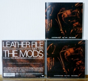 ザ・モッズ THE MODS/LEATHER FILE●2CDベス●森山達也