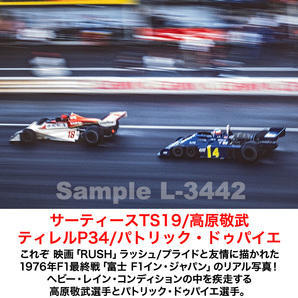 2L版 生写真【1976年10月 F1日本グランプリ】ABセット15枚組 冨士の激闘を記録した実写真（wb_********様特注分）の画像8