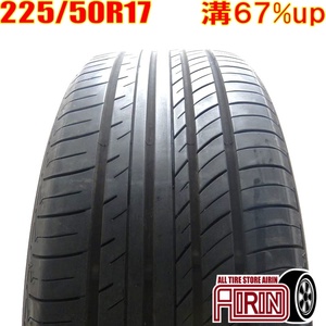 中古タイヤ 225/50r17 タイヤ YOKOHAMA ADVAN dB V552 1本 単品 レクサスRC スカイライン RX-8GTO レガシィ 中古 17インチ