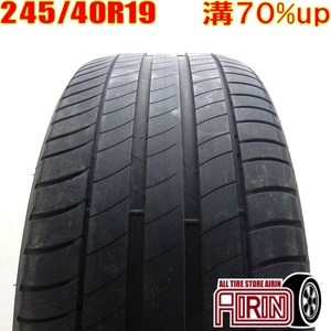 中古タイヤ 245/40r19 タイヤ MICHELIN PRImAcy 3 1本 単品 アルファード ヴェルファイヤ レジェンド スカイライン 中古 19インチ