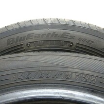 中古タイヤ 145/65r15 サマータイヤ YOKOHAMA BluEarth Es ES32 2本セット アイ アイミーブ 中古 15インチ_画像5