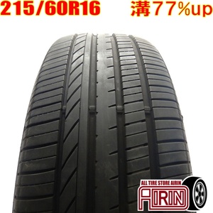 中古タイヤ 215/60r16 タイヤ GOODYEAR Efficient Grip Comfort 1本 単品 エスティマ クラウン カムリ マークＸ 中古 16インチ