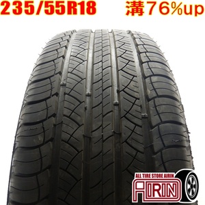 中古タイヤ 235/55r18 タイヤ MICHELIN LATITUDE TOUR HP 1本 単品 レクサスNX RAV４ ハリアー ヴァンガード 中古 18インチ