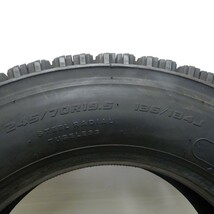 中古タイヤ 245/70R19.5 136/134J DUNLOP SP081 スタッドレスタイヤ 4本セット 大型 中古 19.5インチ_画像5