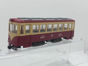 富井電鉄 猫屋線直通用路面電車 デハ2007 単品 鉄道コレクション 鉄コレ 鉄道模型 ナローゲージ スケール1/80 トミーテック 1円〜