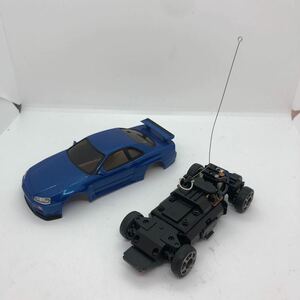 京商 ミニッツ GT-R R34 スカイライン 動作未確認 ジャンク 1円〜