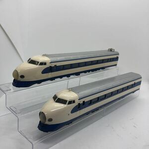 真鍮製 HOゲージ 0系 新幹線 先頭車 2両 まとめ まとめて 動作不動 M車 ジャンク 1円〜