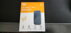 【新品未使用】WD ポータブルSSD [My Passport SSD Hi-Speed 1TB ブルー]
