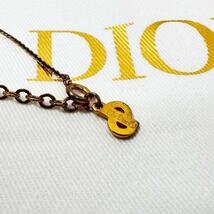 【鑑定済】Dior ディオール ネックレス ラインストーン CDロゴ ヴィンテージ ゴールド コスチュームジュエリー_画像5