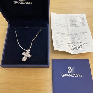 SWAROVSKI スワロフスキー ネックレストップ クロス 十字架 ストーンの画像10
