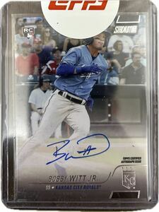 topps stadium club 2022 Bobby Witt jr. RC auto ボビー ウィット ジュニア ロイヤルズ　直筆サインカード