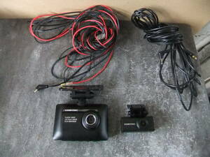 COMTEC 2ndカメラ付き ドライブレコ－ダ－ ZDR-015 簡易チェックOK SDカ－ド欠品 