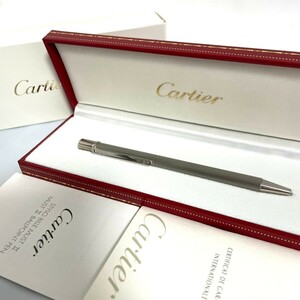 １円スタート 未使用保管品　Cartier カルティエ ボールペン ツイスト式 マスト　ドゥ　カルティエ　must de cartier 筆記用具　箱付き