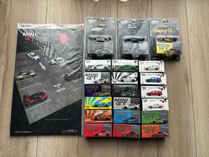 【Y22】トゥルースケールミニチュア 1/64 スケールミニカー MINI-GT ２１台＆パーキングロット A まとめ売り（絶版品など多数）