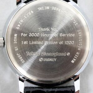 【未使用】Disney キャスト限定 腕時計 長時間勤務(勤続3000時間)腕時計 非売品 長時間表彰記念品 ミッキー ディズニー V821-0240◎5738-4の画像3