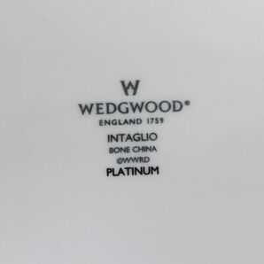 【未使用】 WEDGWOOD インタグリオ ダイヤディッシュ ホワイト プレートの画像3