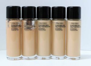 30* Shiseido SHISEIDO synchronizer s gold lati Anne tolifting foundation 320 Pine 10g. for sample 5 pcs set *4685-7