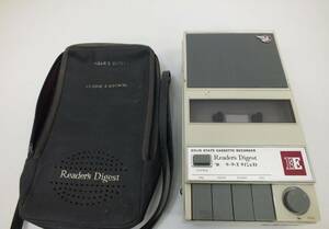 【動作品】 Reader's Digest M-27 カセットレコーダー 録音/再生/REC リーダーズダイジェスト 激安1円スタート