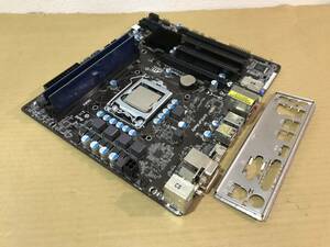 ASRock B75M LGA1155 Micro ATXマザーボード I/Oパネル ＋ Core i3-3225 3.30GHz BIOS確認済み