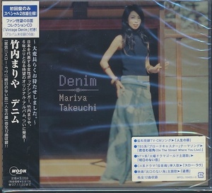  нераспечатанный 2 листов комплект CD* Takeuchi Mariya / Denim первое издание 