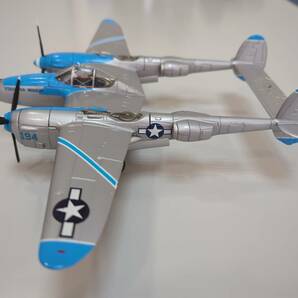 FRANKLIN MINT ARMOUR COLLECTION B11B546 ダイキャスト P-38 Lightning ライトニング 軍用機 飛行機の画像6