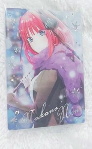 映画 五等分の花嫁 ウエハース2 SPNo.22 中野二乃（ホ口箔押し）他3枚　計4枚セット