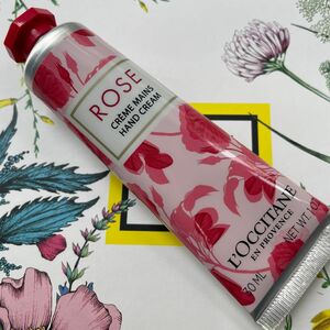 【新品】 ロクシタン ハンドクリーム30ml ローズの香り　内蓋アルミシール付き