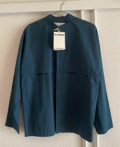 22ss Jil Sander ジルサンダー　ノーカラー　シャツジャケットシャツ メンズ