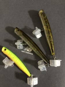 3本セット★中古※ZIP BAITS/ジップベイツ・ Skinny Pop.スキニーポップ/商品説明欄確認　MZ-19含む　スキニーポップ　番号 322