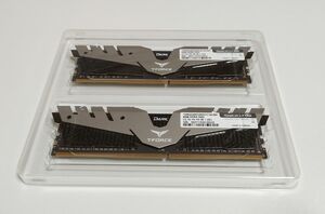 TEAM T-FORCE DDR4 3000 16GB（8GB×2） TDRGD416G3000HC16CDC01-EC