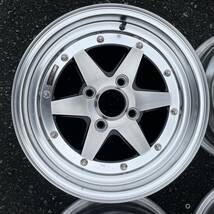 ★美品！当時物！★SSR ロンシャン XR-4 15×6.5J 4穴 PCD114.3 ＋18★深リム！希少！４本★旧車 AE86 GX71 ハコスカ★スピードスター★_画像10